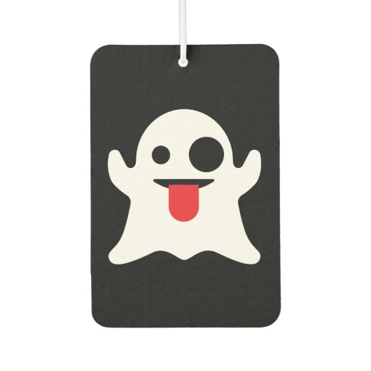Emoji Ghost Autolufterfrischer (Vorderseite)