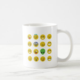 Emoji-glückliches Gesicht Kaffeetasse