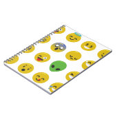 Emoji-glückliches Gesicht Notizblock (Linke Seite)