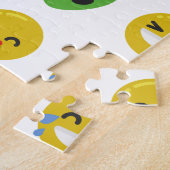 Emoji-glückliches Gesicht Puzzle (Seite)