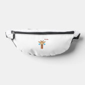 Emoji-glückliches Giraffengesicht Bauchtasche (Ablage )