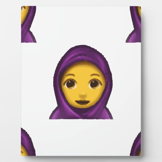 Emoji hajib fotoplatte (Vorderseite)