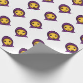 Emoji hajib geschenkpapier (Ecke)