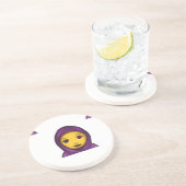 Emoji hajib getränkeuntersetzer (Seite)