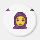 emoji hajib magnet (Vorne)