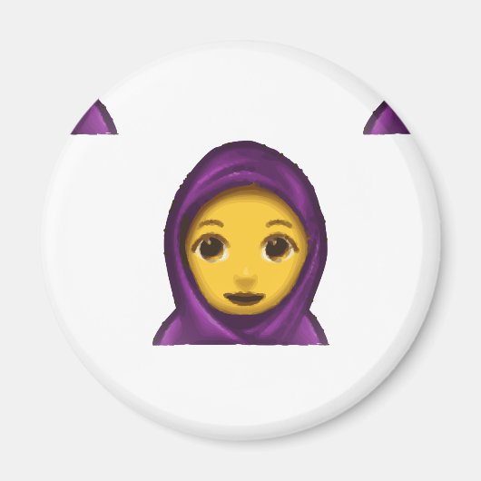 emoji hajib magnet (Vorne)