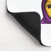 Emoji hajib mousepad (Ecke)