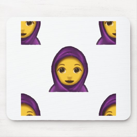 Emoji hajib mousepad (Vorne)