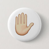 Emoji - Hand hoch Button (Vorderseite)