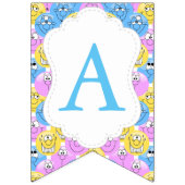 Emoji 😊 Happy Albern Pastel Faces Wimpelkette (Dritte Fahne)