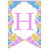 Emoji 😊 Happy Albern Pastel Faces Wimpelkette (Zweite Fahne)