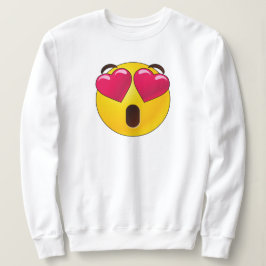 Emoji Heart Eyes Valentines Sweatshirt