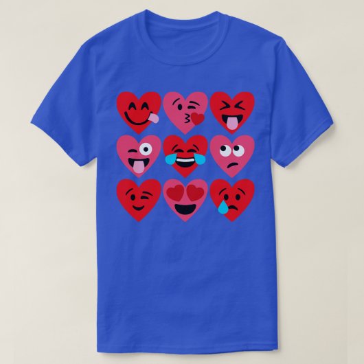 Emoji Hearts T-Shirt (Design vorne)