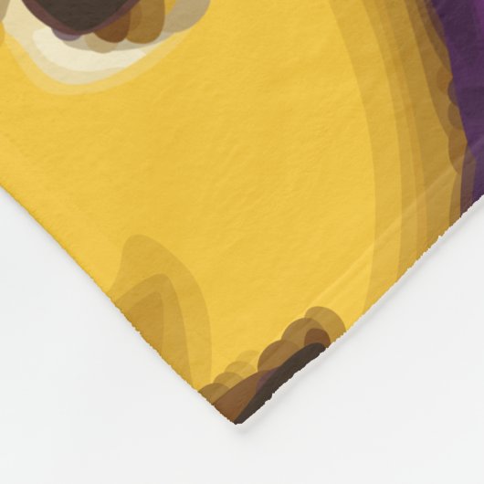 Emoji-Hijab-Decke Fleecedecke (Ecke)