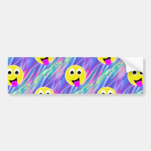 Emoji-Hologramm Autoaufkleber