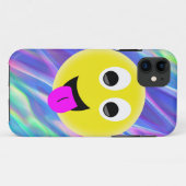 Emoji-Hologramm Case-Mate iPhone Hülle (Rückseite (Horizontal))