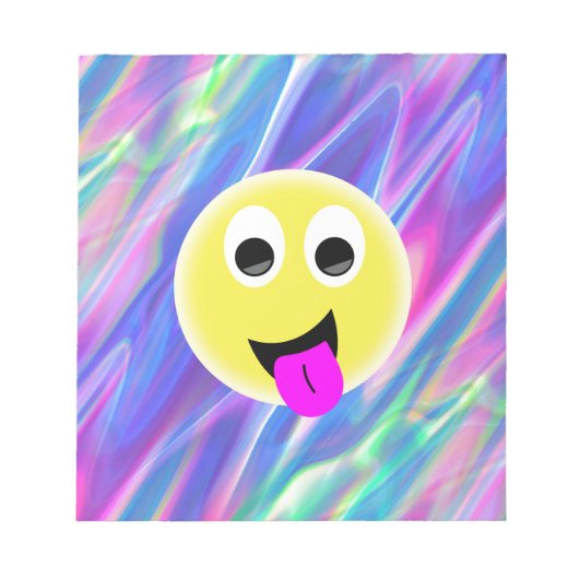 Emoji-Hologramm Notizblock (Vorderseite)