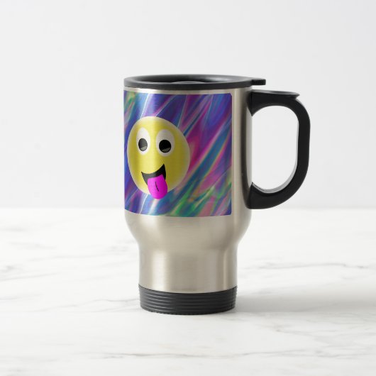 Emoji-Hologramm Reisebecher (Rechts)