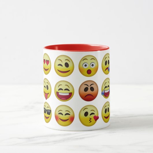 Emoji Icon gegenüber Combo-Tasse Tasse (Zentrum)