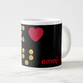Emoji Jumbo-Tasse (Vorderseite Rechts)