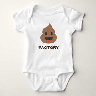 Emoji, kacken Fabrik Baby Strampler