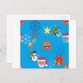 Emoji kackte Weihnachten (Vorne/Hinten)