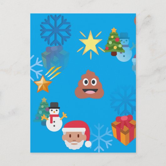 Emoji kackte Weihnachten (Vorderseite)