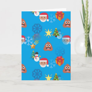 Emoji kackte Weihnachten