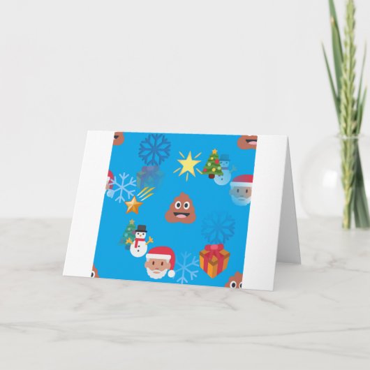 Emoji kackte Weihnachten (Vorderseite)