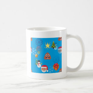 Emoji kackte Weihnachten Kaffeetasse