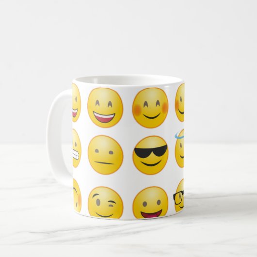Emoji Kaffeetasse (Vorderseite Links)