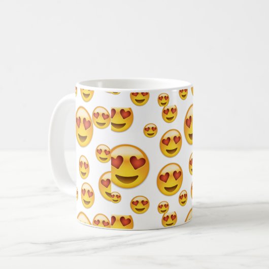 Emoji Kaffeetasse (Vorderseite Links)