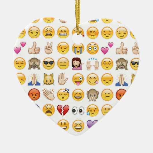 Emoji Keramikornament (Vorne)
