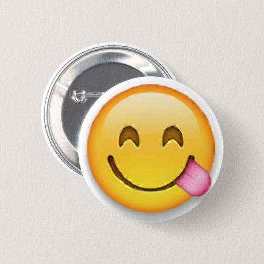 Emoji Knopf Button (Vorne & Hinten)