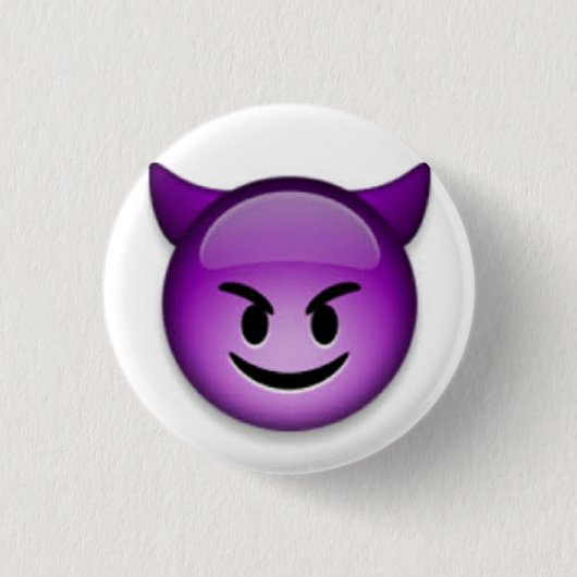 Emoji Knopf Button (Vorderseite)