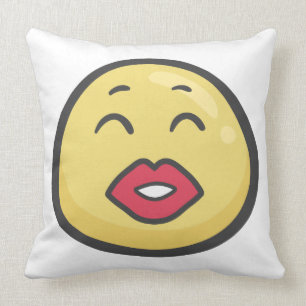 Emoji: Küssen des Gesichtes mit lächelnden Augen Kissen