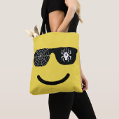 Emoji Lächeln Gesicht mit Sonnenbrille Halloween L Tasche (Von Nahem)