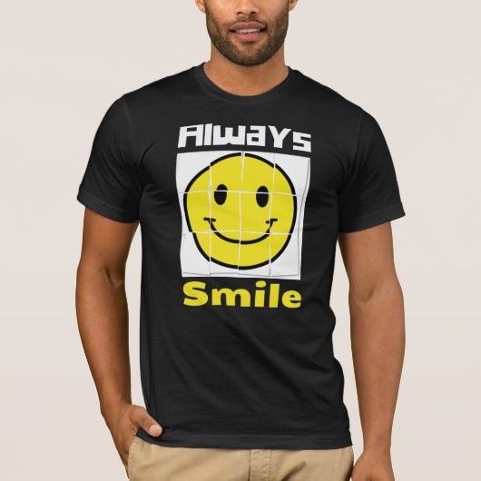 Emoji-Lächeln T-Shirt (Vorderseite)