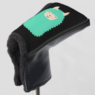 Emoji Lama glücklich Golf Headcover