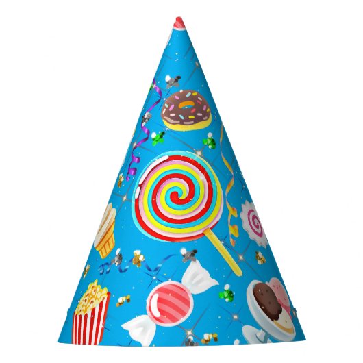 Emoji-Leckereien Partyhütchen (Vorderseite)