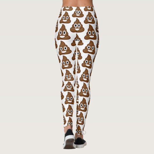 Emoji-Leggings gekackt Leggings (Rückseite)