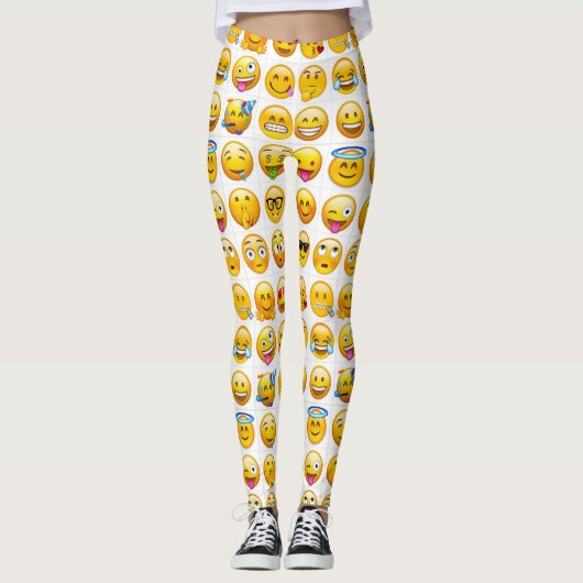 Emoji-Leggings Leggings (Vorderseite)