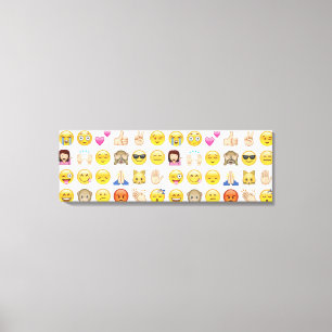Emoji-Leinwand Leinwanddruck