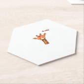 Emoji-Liebe-Augen-Giraffe-Gesicht Untersetzer (angewinkelt)
