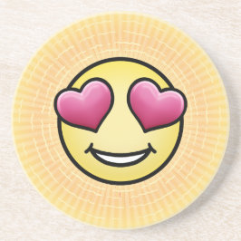 Emoji-Liebe Getränkeuntersetzer