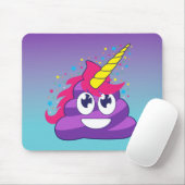 Emoji lila Unicorn kacken Mousepad (Mit Mouse)