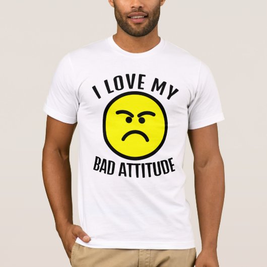 Emoji-lustiger Grouch-T - Shirt (Vorderseite)