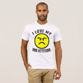 Emoji-lustiger Grouch-T - Shirt (Vorne ganz)