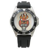 Emoji Madness Armbanduhr (Vorderseite)