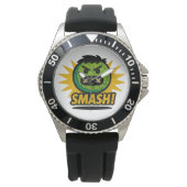 Emoji Madness Armbanduhr (Vorderseite)